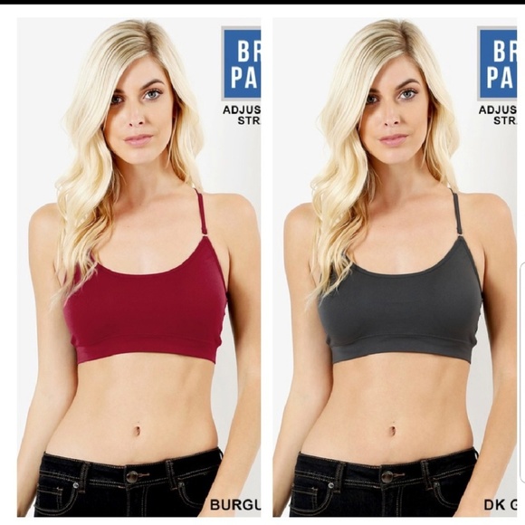 Cross back seamless Bralette - Picture 2 of 2